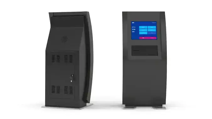 Electronic Kiosk 3D model