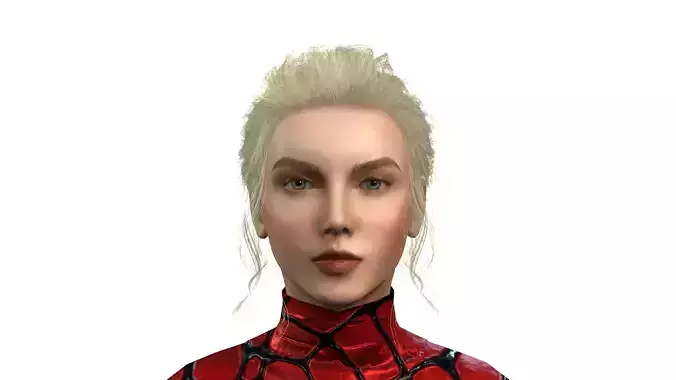 High Quality 3D Model of a Beautiful Girl