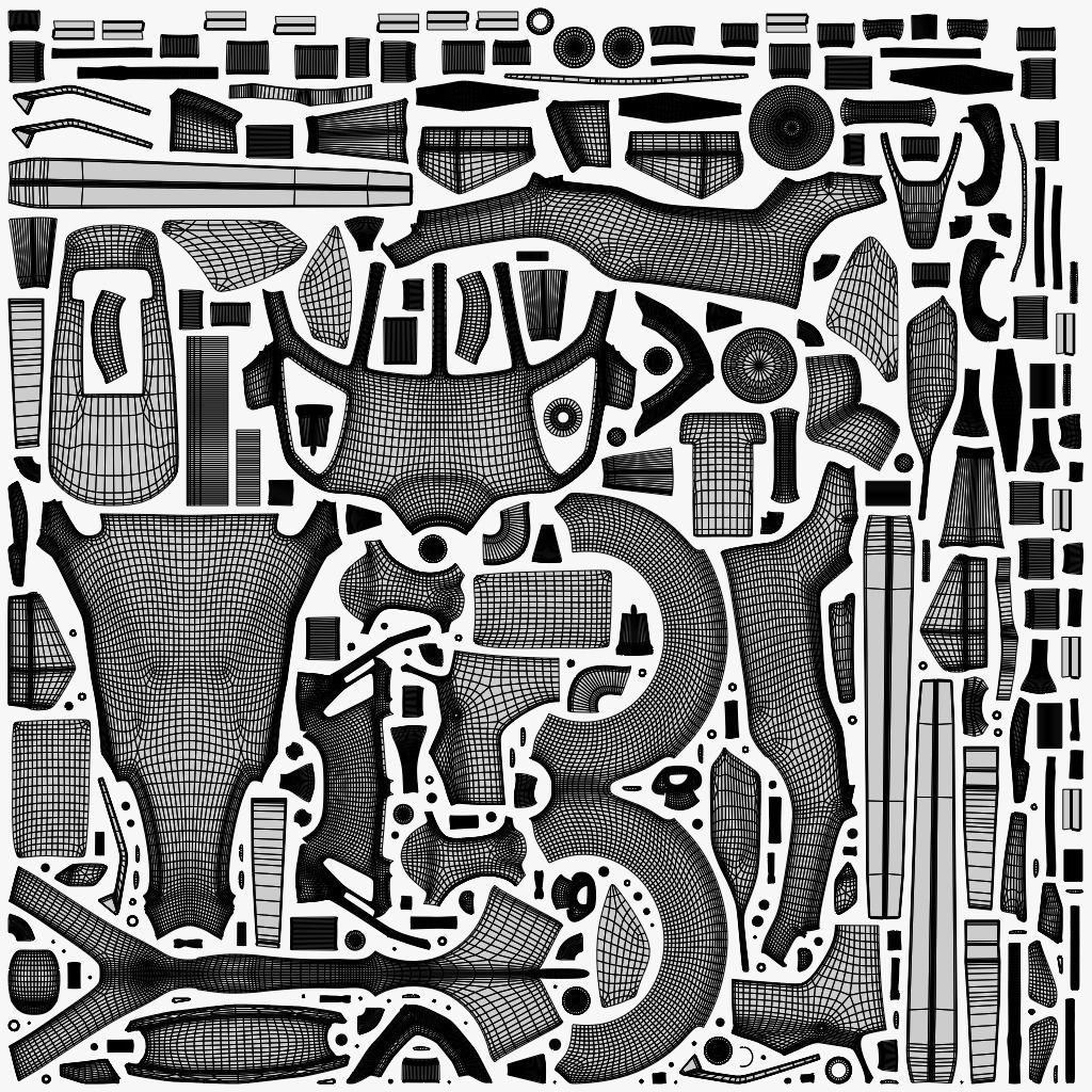 Futuristic Transport Utility Helicopter Sci fi  Low-poly 3D model_12