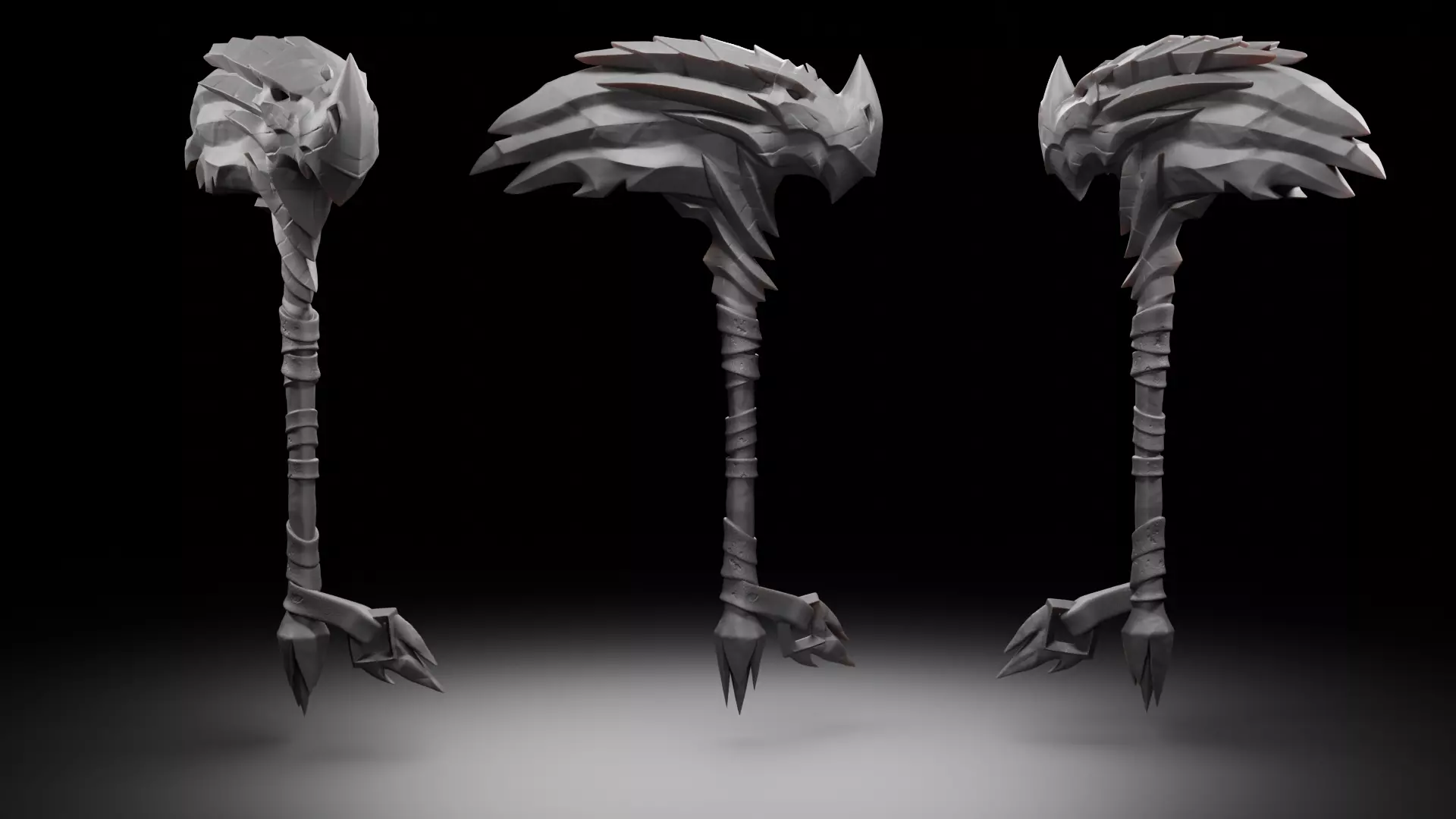Imbued Qalashi Crusher - World of Warcraft  3D print model_0