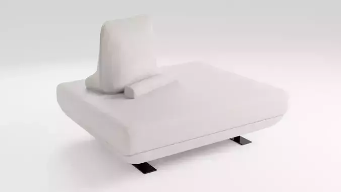 Italian style sofa in light colors with double-sided pillows