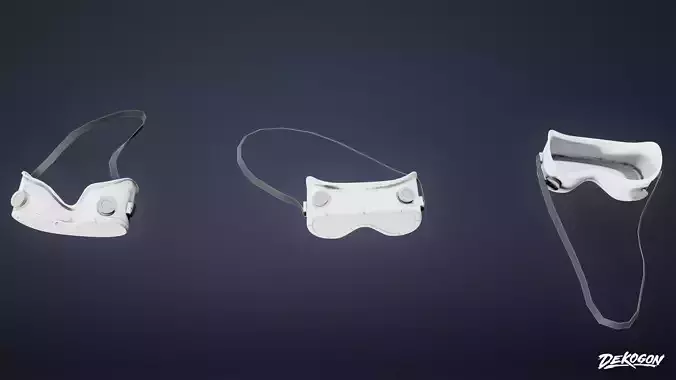 HIGH SCHOOL CLASSROOM - Safety Goggles 01 - LOW POLY