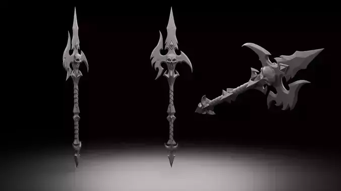 Stygian Lance of Passage - World of Warcraft  3D print model