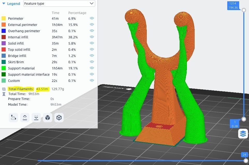 Simple Wall guitar stand soporte de pared para guitarra Free 3D print model_1