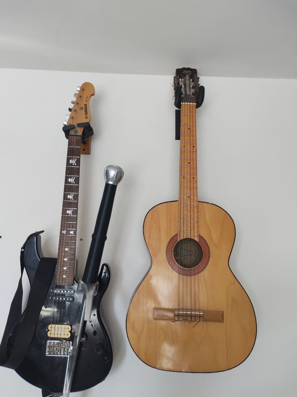 Simple Wall guitar stand soporte de pared para guitarra Free 3D print model_5