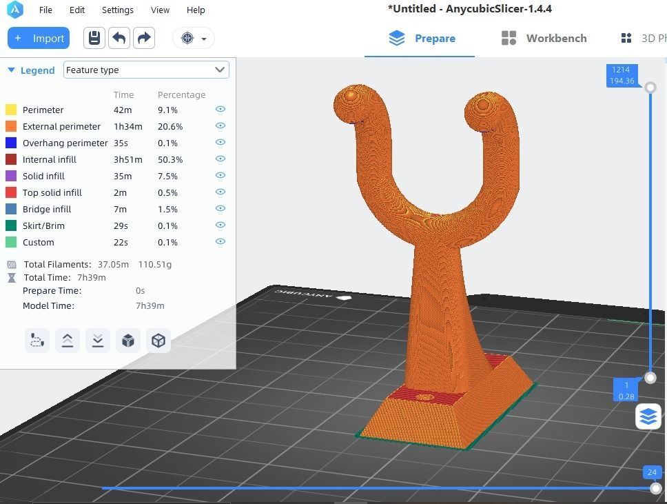 Simple Wall guitar stand soporte de pared para guitarra Free 3D print model_2