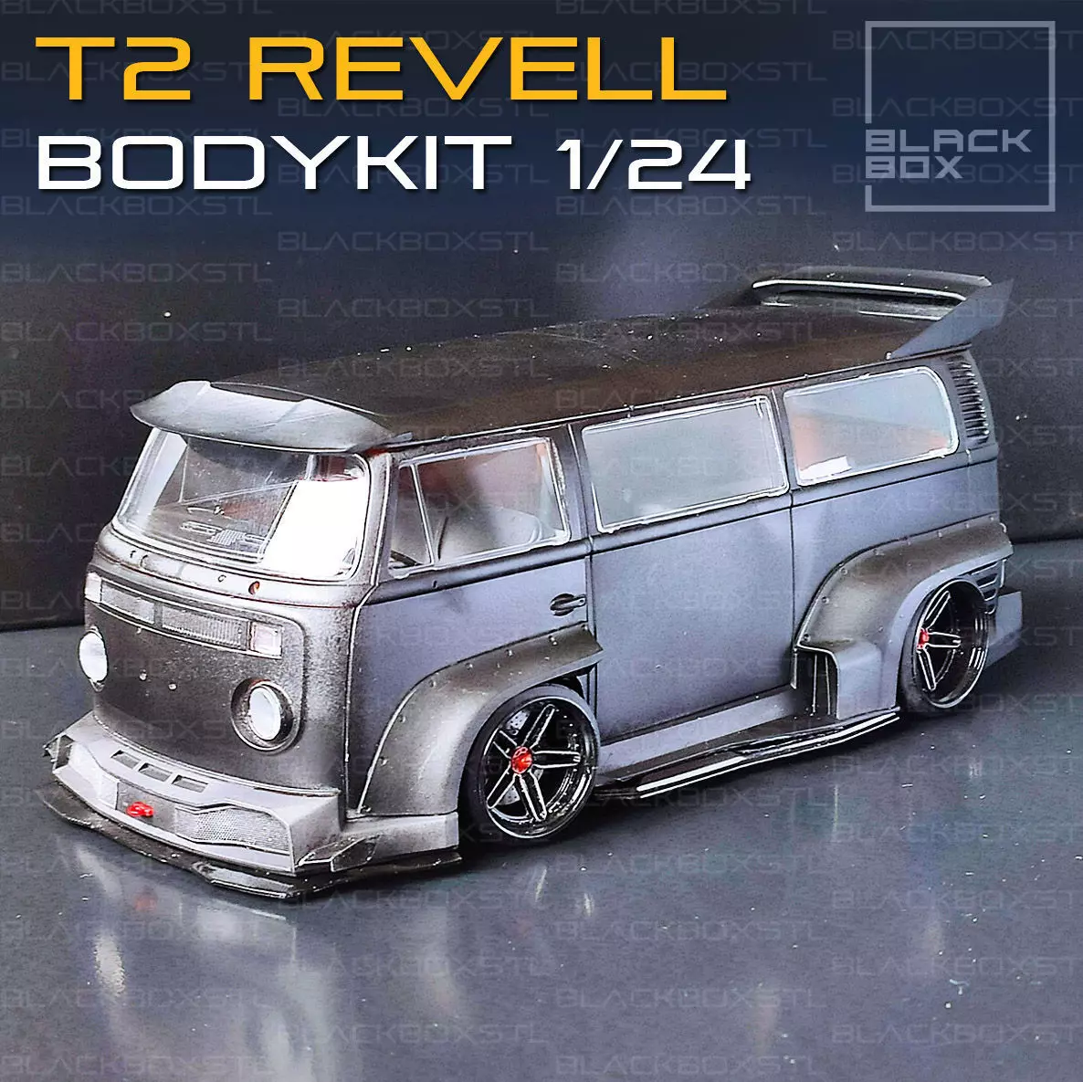 T2 Bus Bodykit for Revell modelkit 1-24th scale 3D print model_0