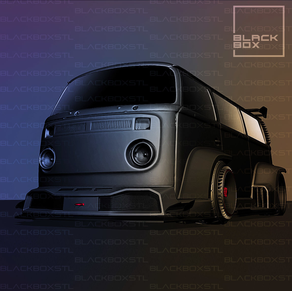 T2 Bus Bodykit for Revell modelkit 1-24th scale 3D print model_9