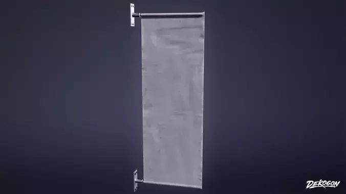 HIGH SCHOOL CLASSROOM - School Banner 01 - LOW POLY