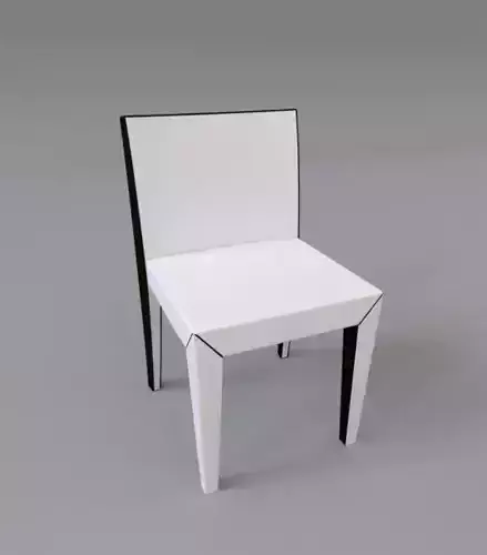 Chair for decoration living room modern interior 3D print model Free 3D model