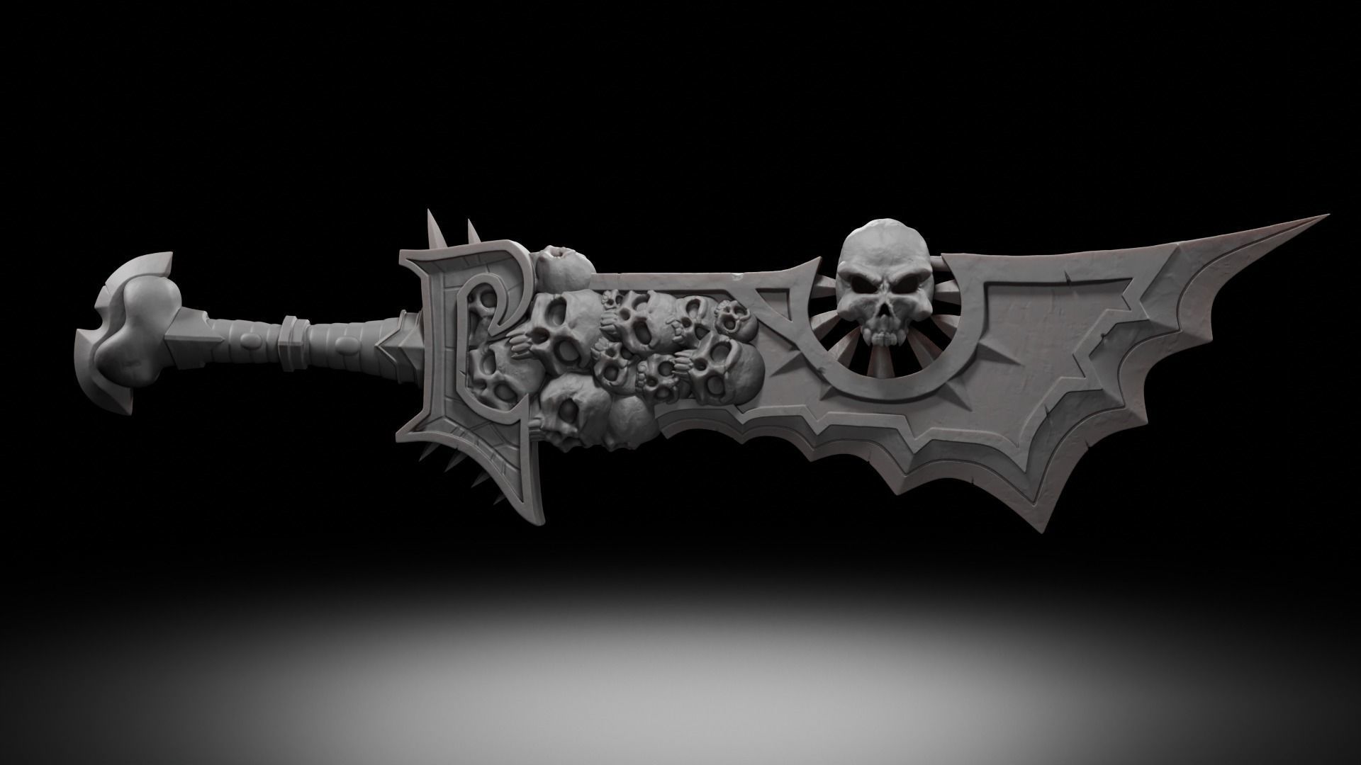 Heart of Corruption - Ashbringer- World of Warcraft  3D print model_1