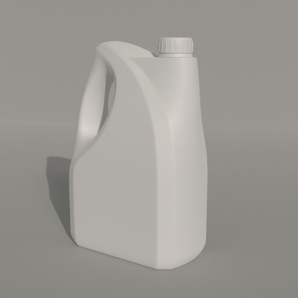Motor Oil Bottle Mockup 3D model_4