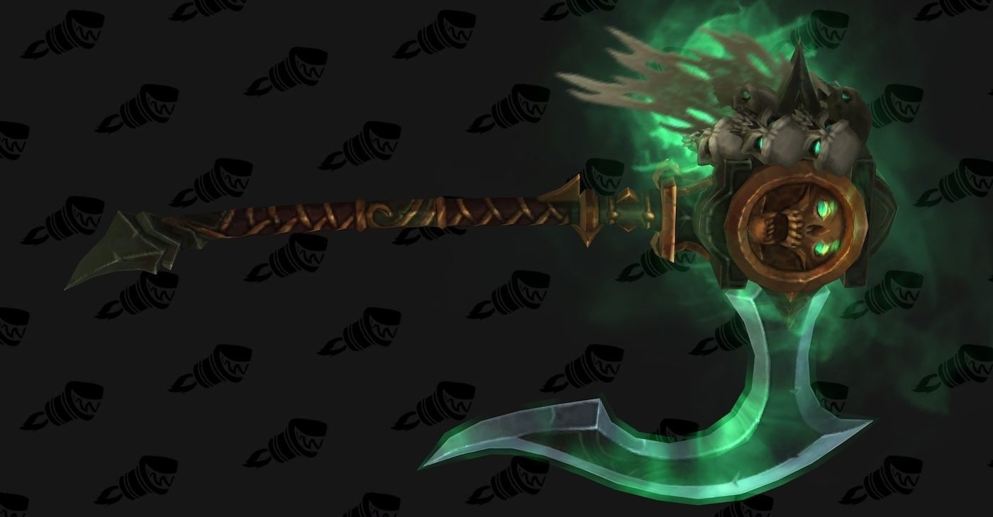 Affliction Warlock Artifact Weapon- World of Warcraft  3D print model_2