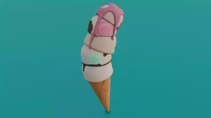 Ice cream 3D Model