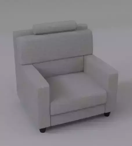 Sofa 3D model Low-poly 3D model