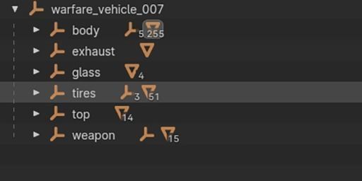 Future Electronic Warfare Vehicle Low-poly 3D model_19