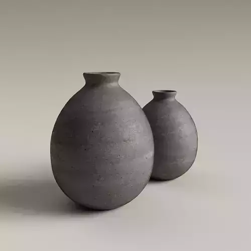 Seramic Spherical Vase 3D Model