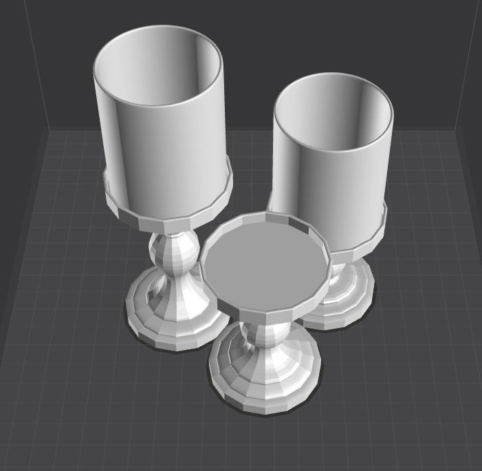 Candle holder Free 3D print model_1