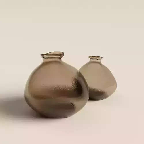 Amorphous Glass Vase 3D Model