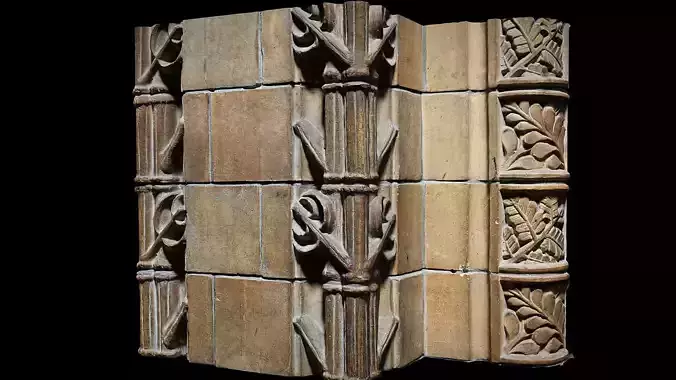 architecture wall mid ages ornaments photogrammetry 
