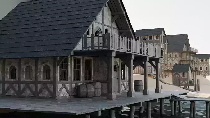 Pirate Medieval Modular Building Kit v1