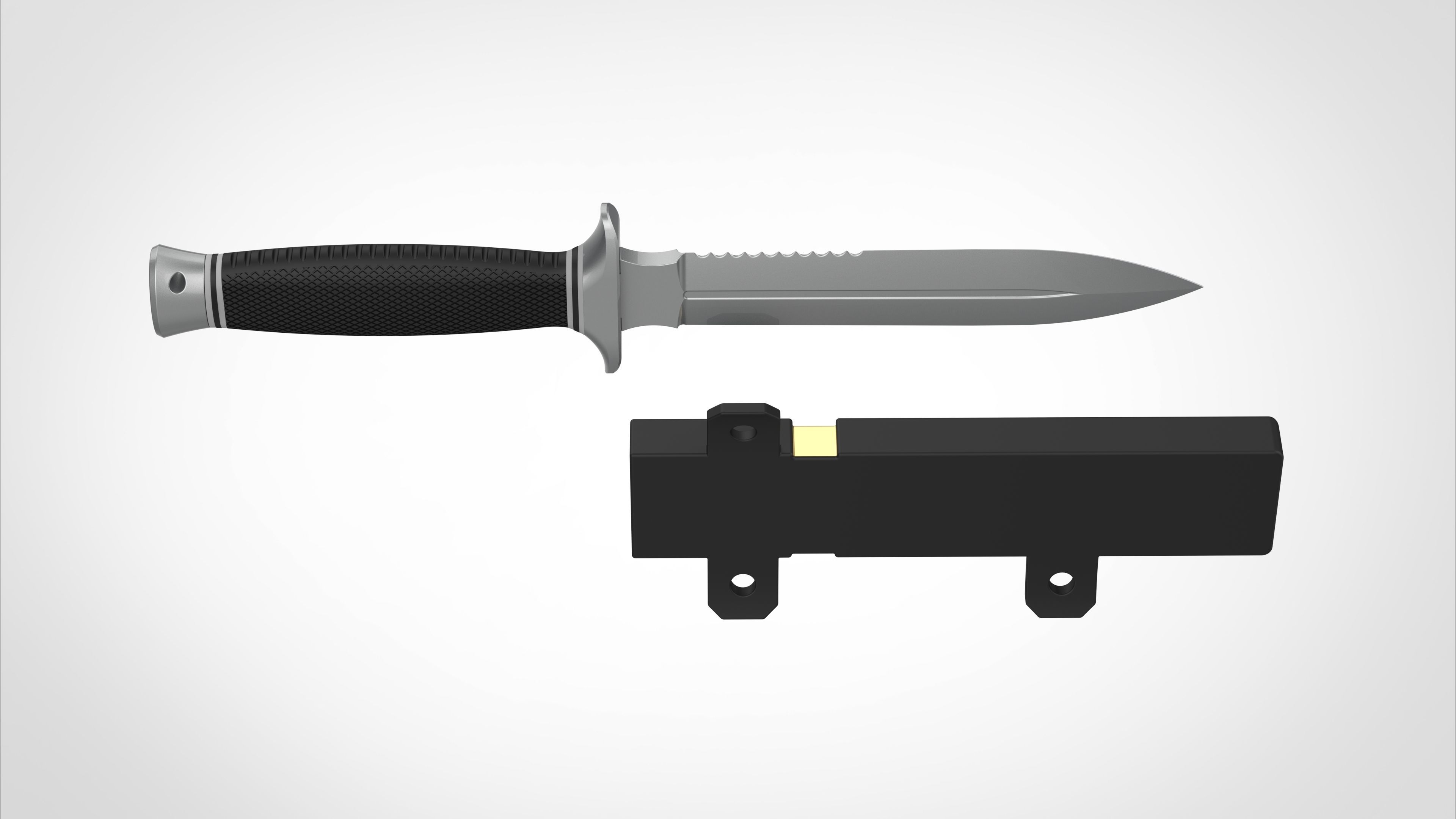 Dagger and Scabbard from the Deadpool and Wolverine 2024 3D print model_20