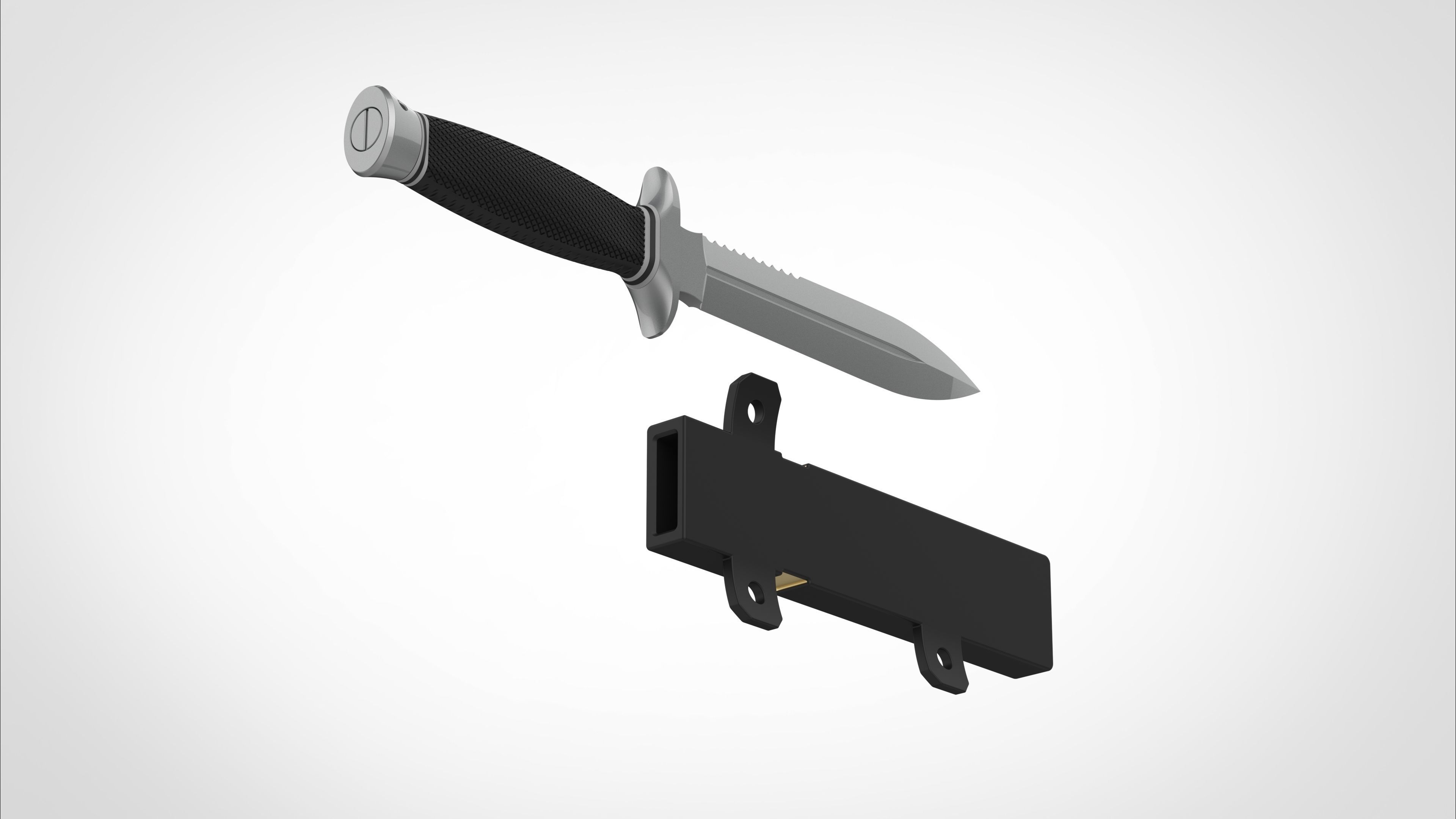 Dagger and Scabbard from the Deadpool and Wolverine 2024 3D print model_25