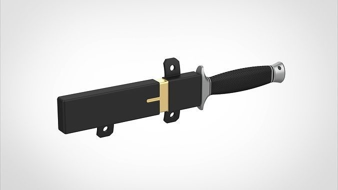 Dagger and Scabbard from the Deadpool and Wolverine 2024 3D print model
