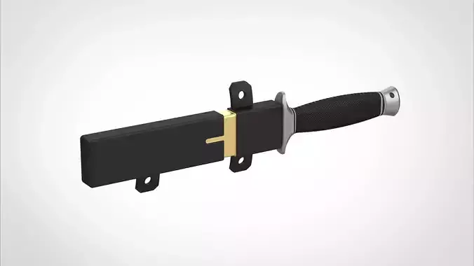 Dagger and Scabbard from the Deadpool and Wolverine 2024 3D print model