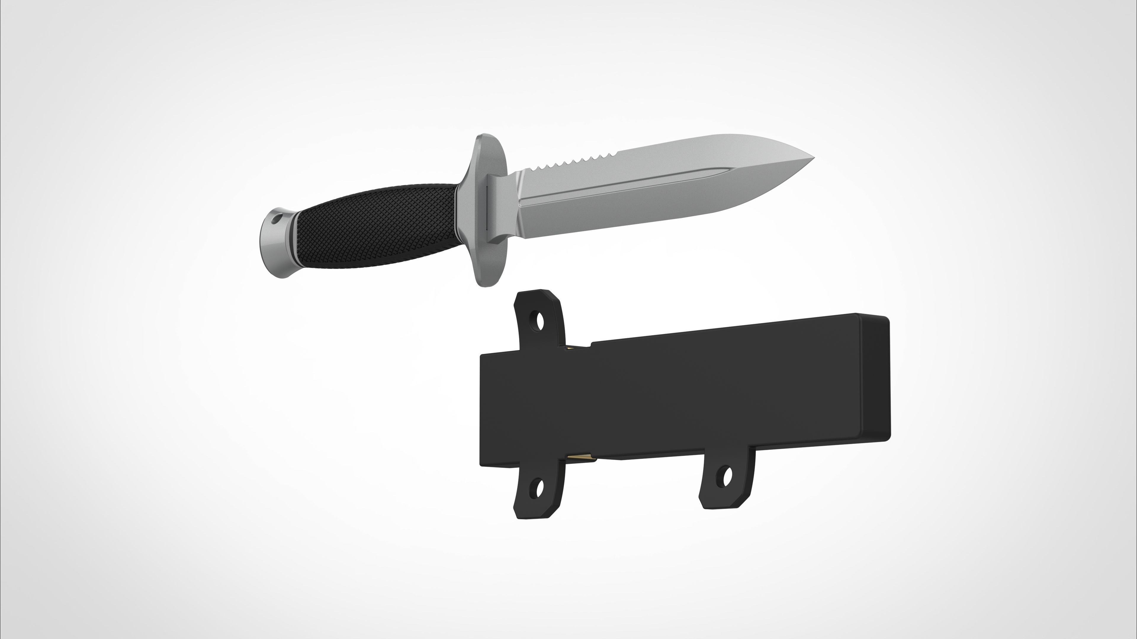 Dagger and Scabbard from the Deadpool and Wolverine 2024 3D print model_19