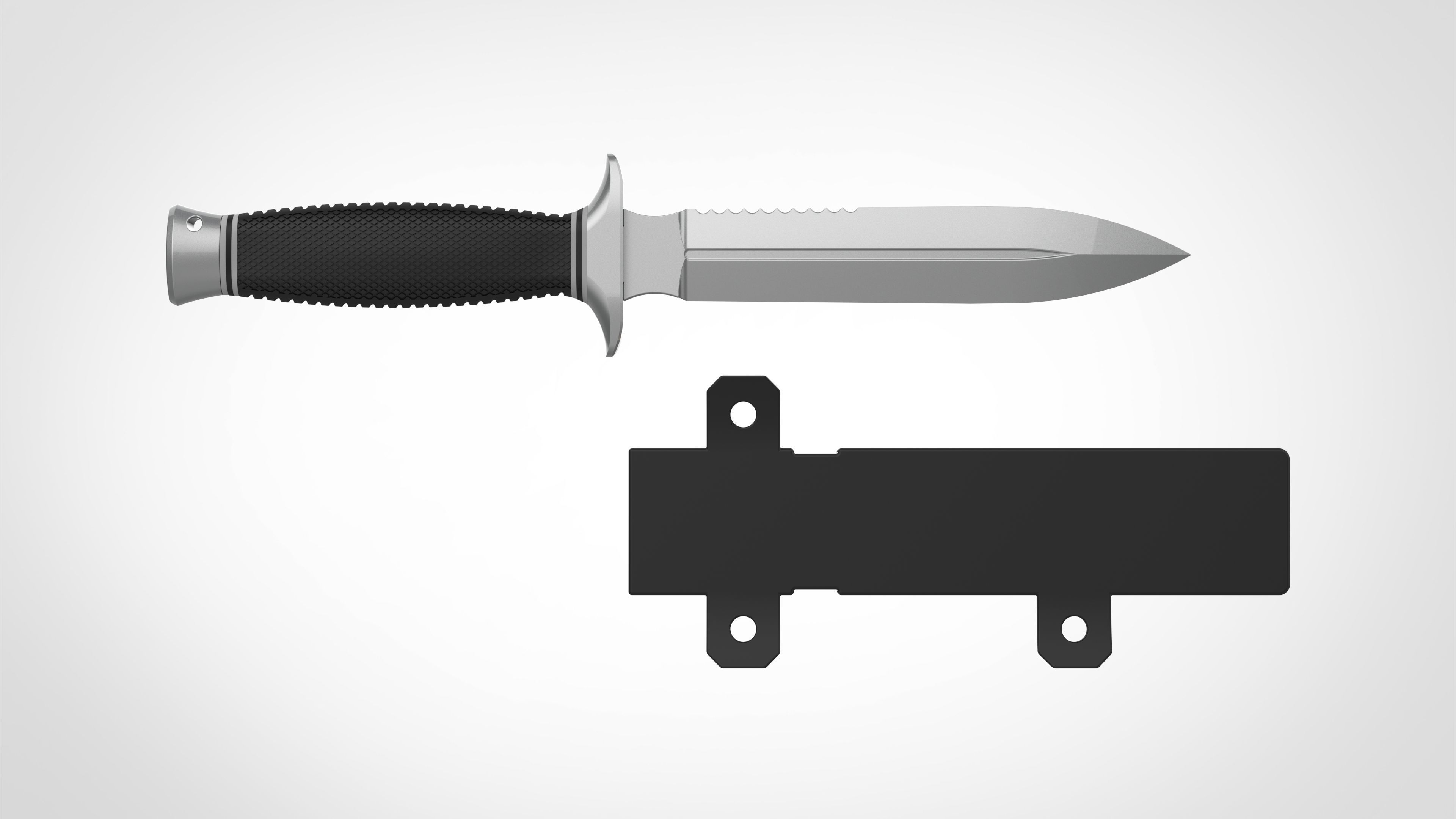 Dagger and Scabbard from the Deadpool and Wolverine 2024 3D print model_18
