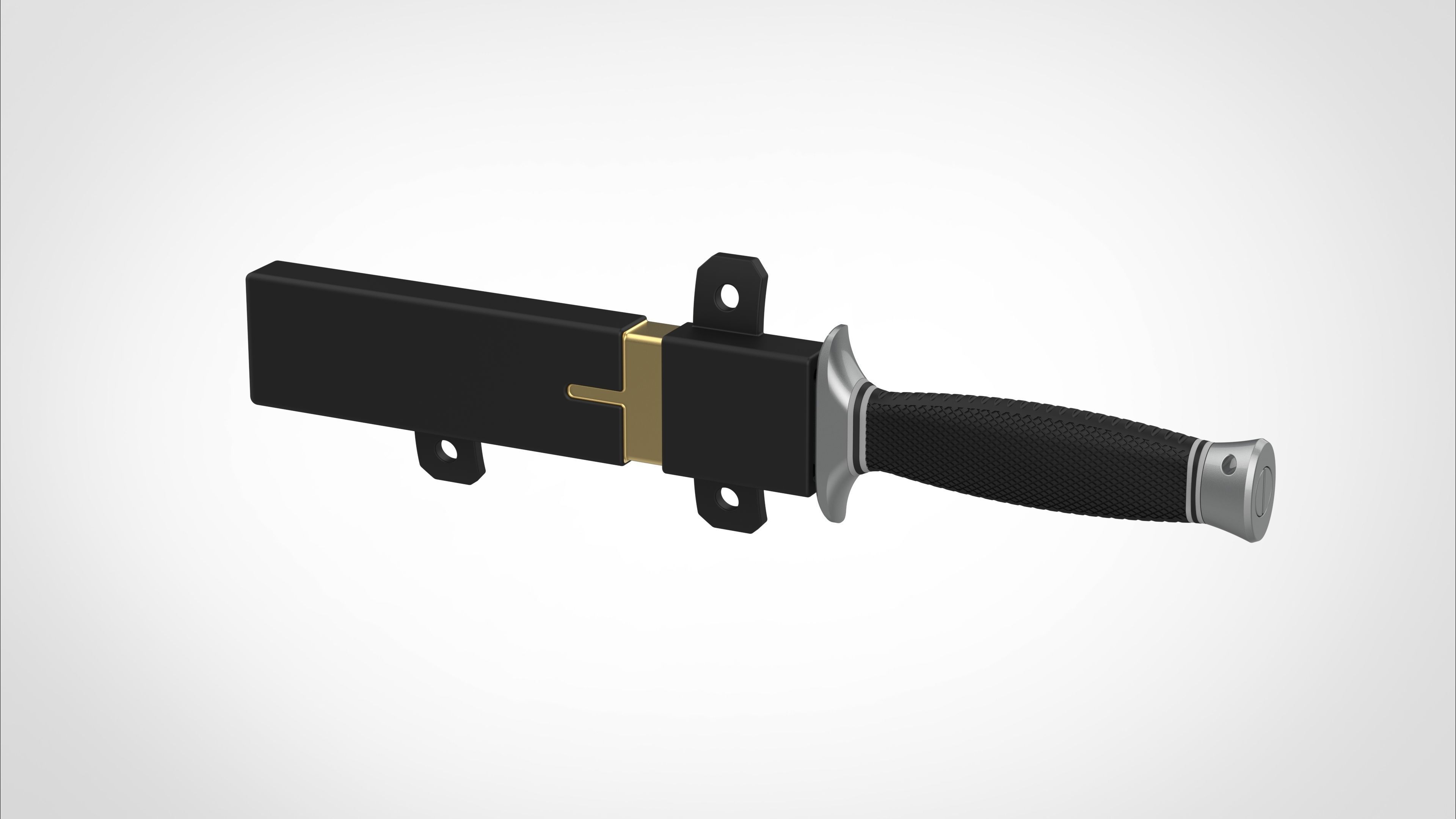 Dagger and Scabbard from the Deadpool and Wolverine 2024 3D print model_2