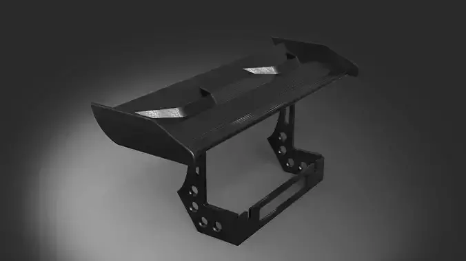 Rc rear spoiler wing gt pro rocket design