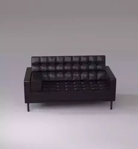 Leather couch 3D model