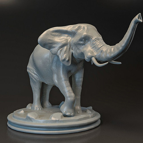 Elephant 3D print model