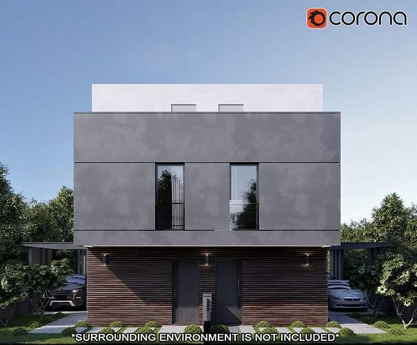 Modern Villa - 3 3D model 5