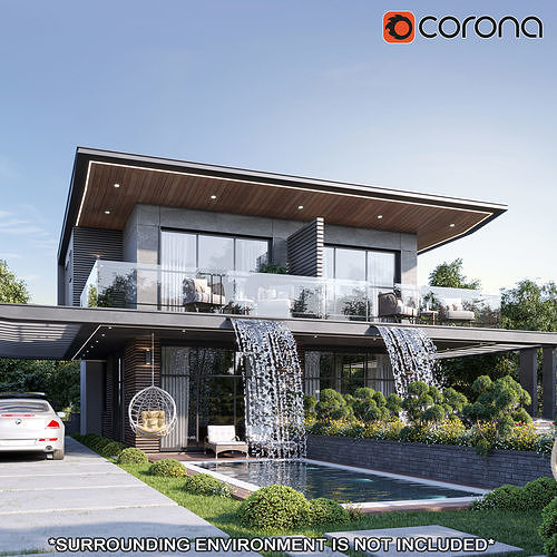 Modern Villa - 3 3D model 3