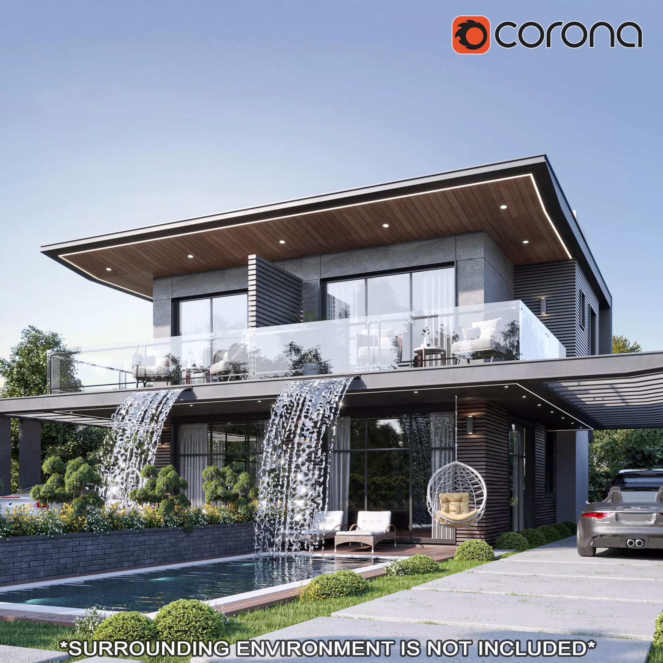 Modern Villa - 3 3D model