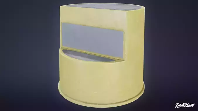 HIGH SCHOOL CLASSROOM - Step Stool 01 - LOW POLY