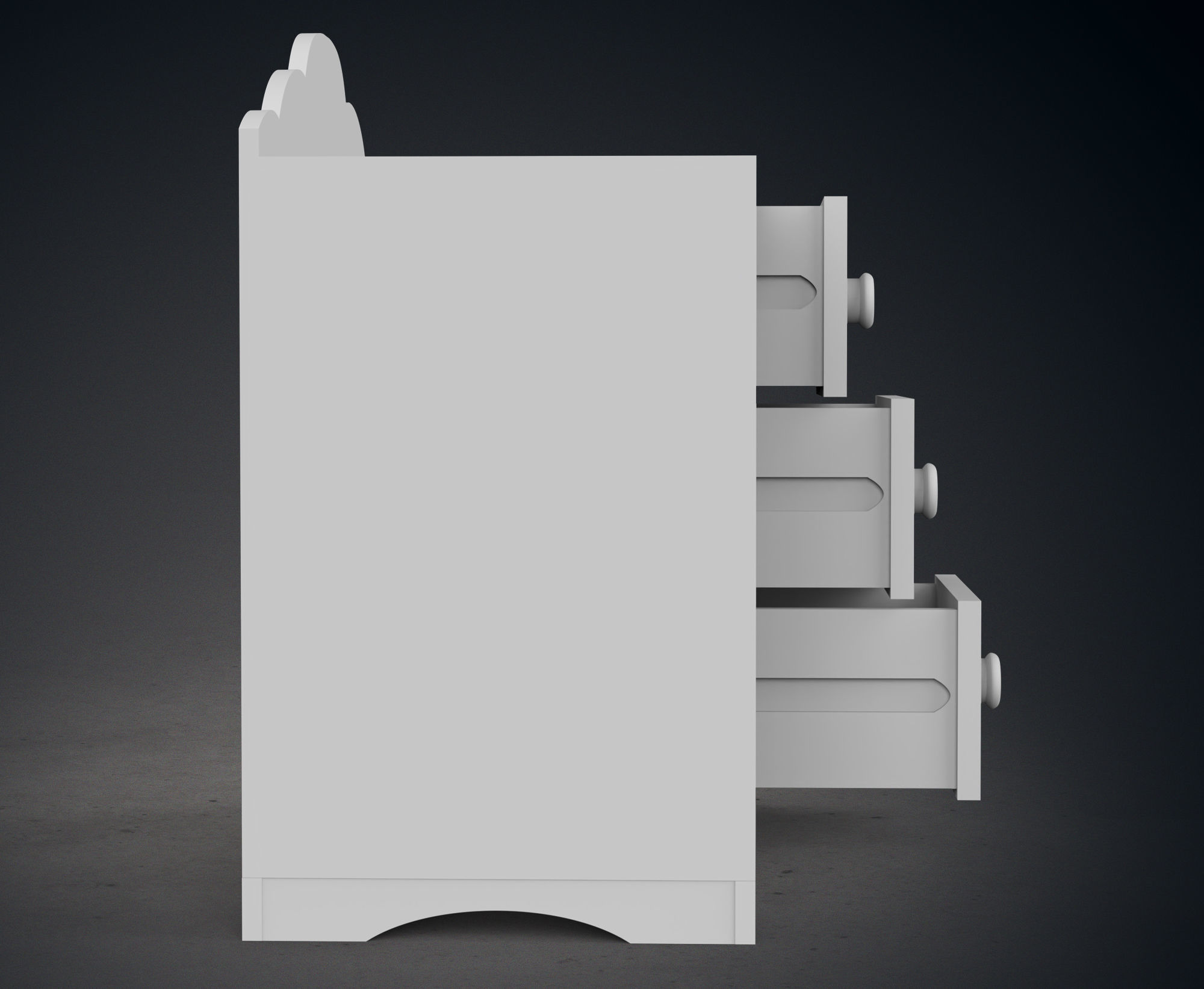 Doll Wardrobe 3D print model_4