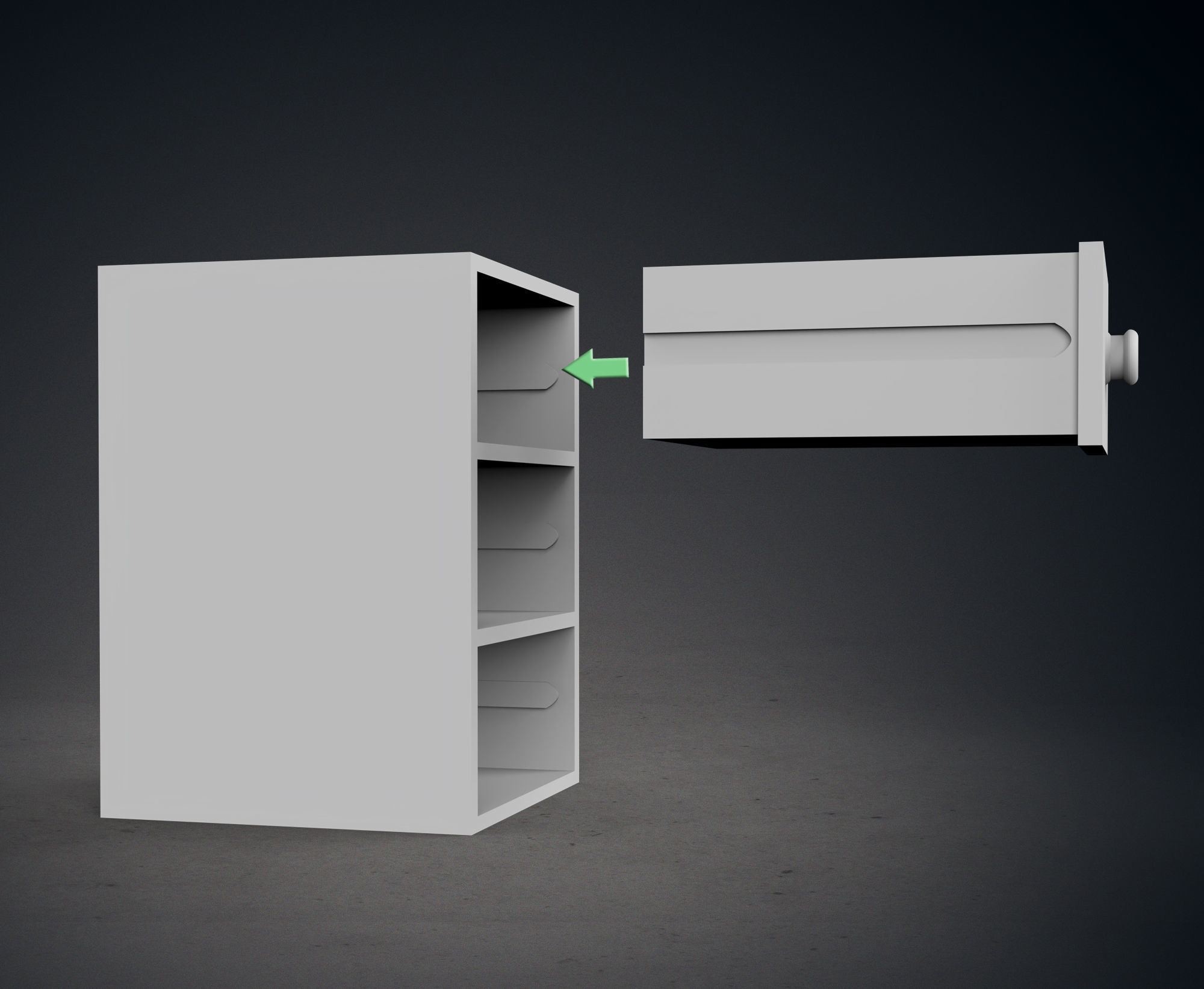 Doll Wardrobe 3D print model_9