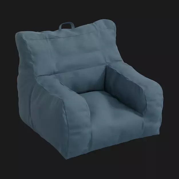 Bean Bag Chair Sofa 3d model 3D model_0