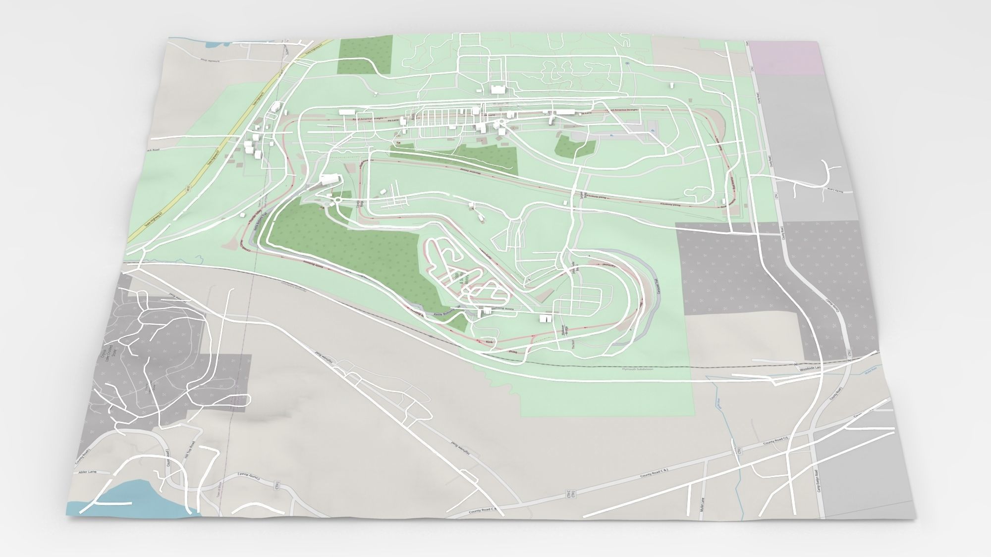Road America 3D model_2