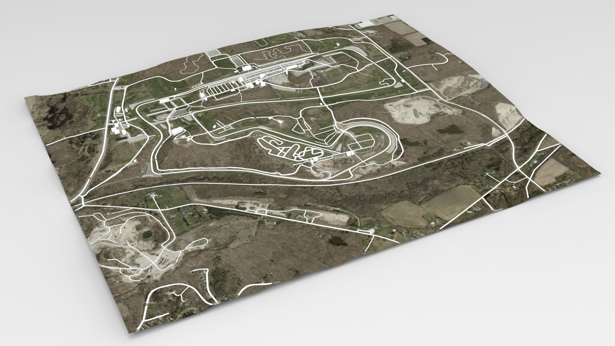 Road America 3D model_5