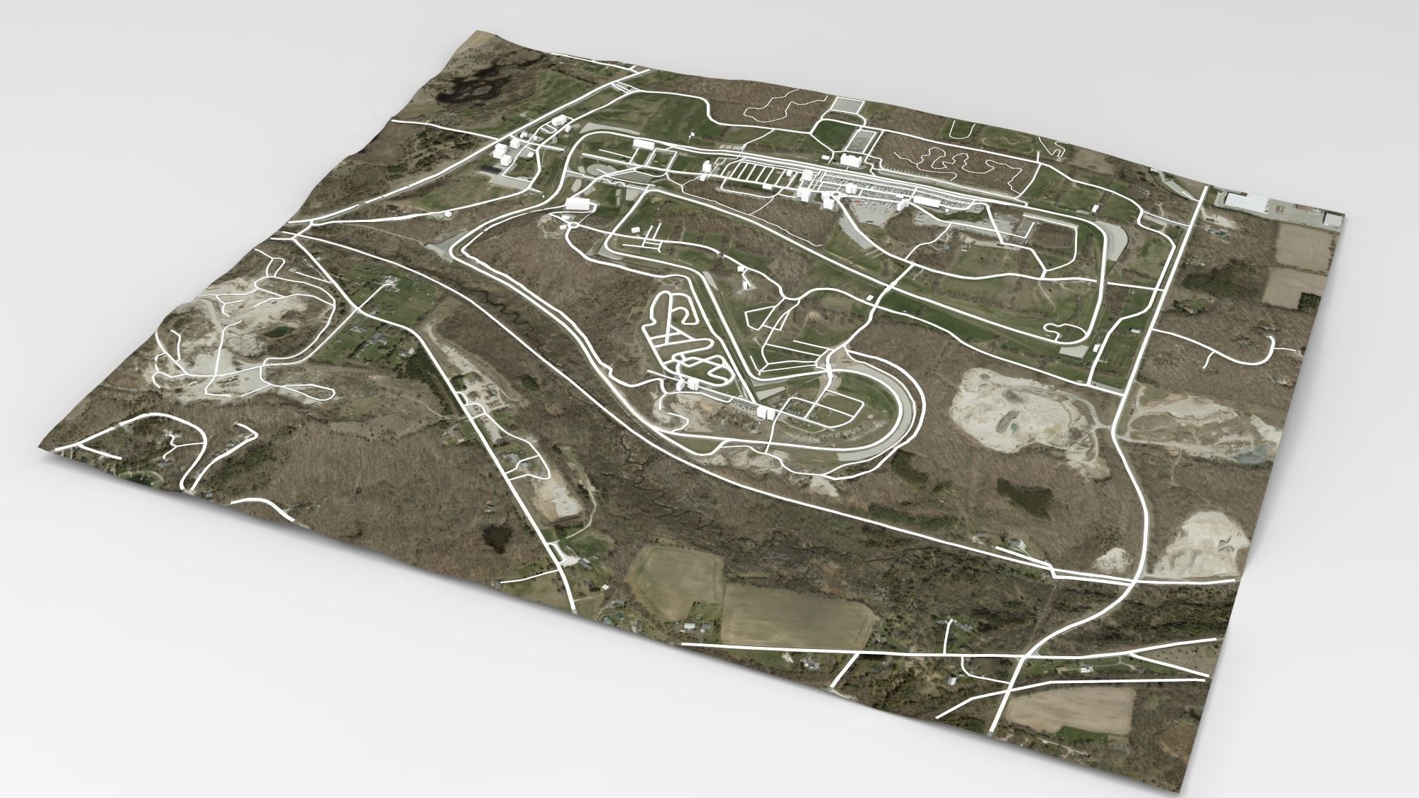 Road America 3D model_3