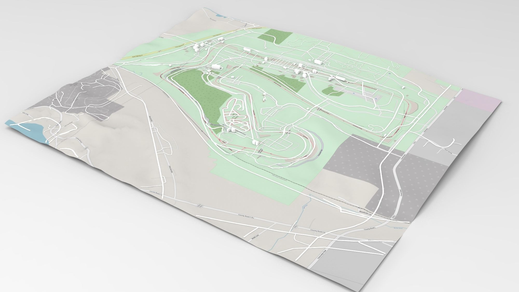 Road America 3D model_6