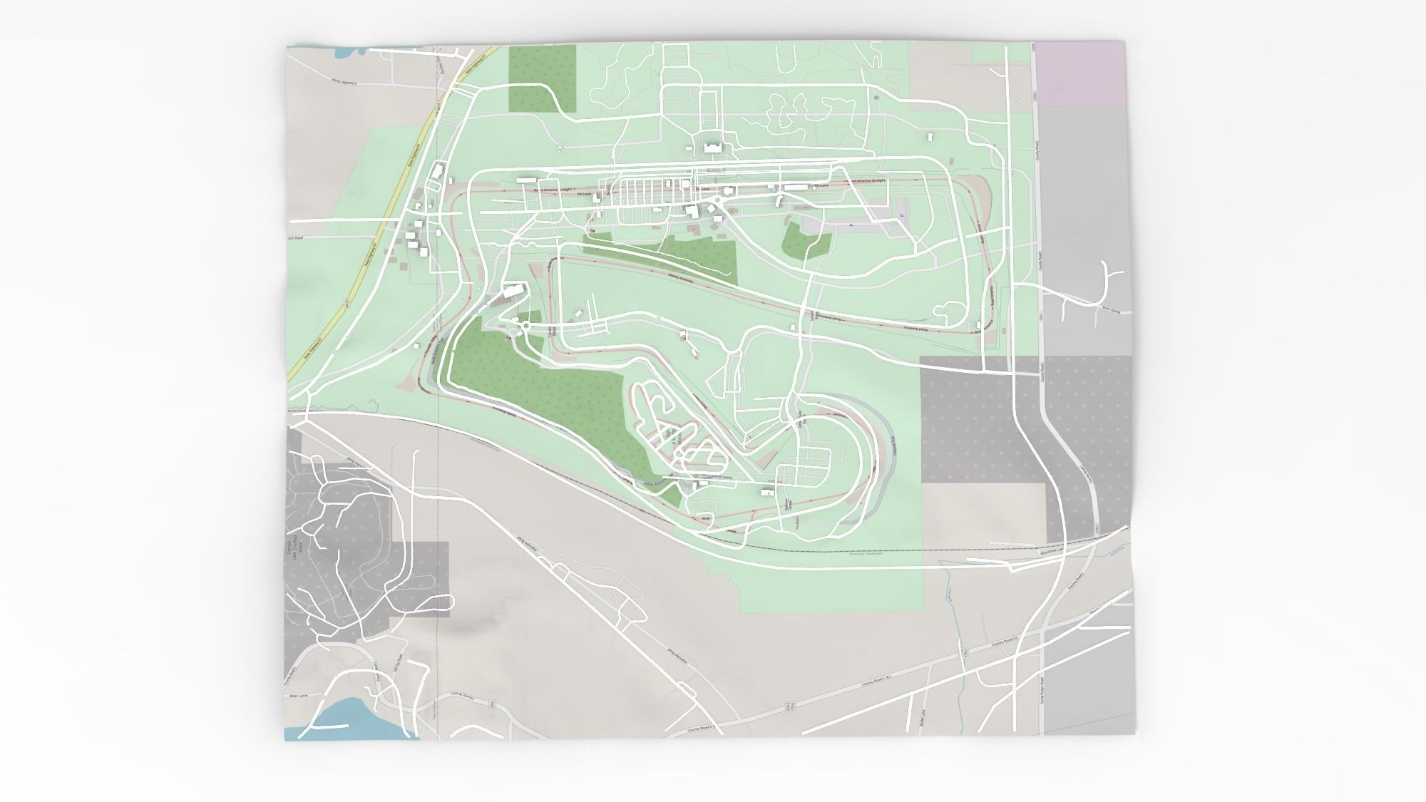 Road America 3D model_11