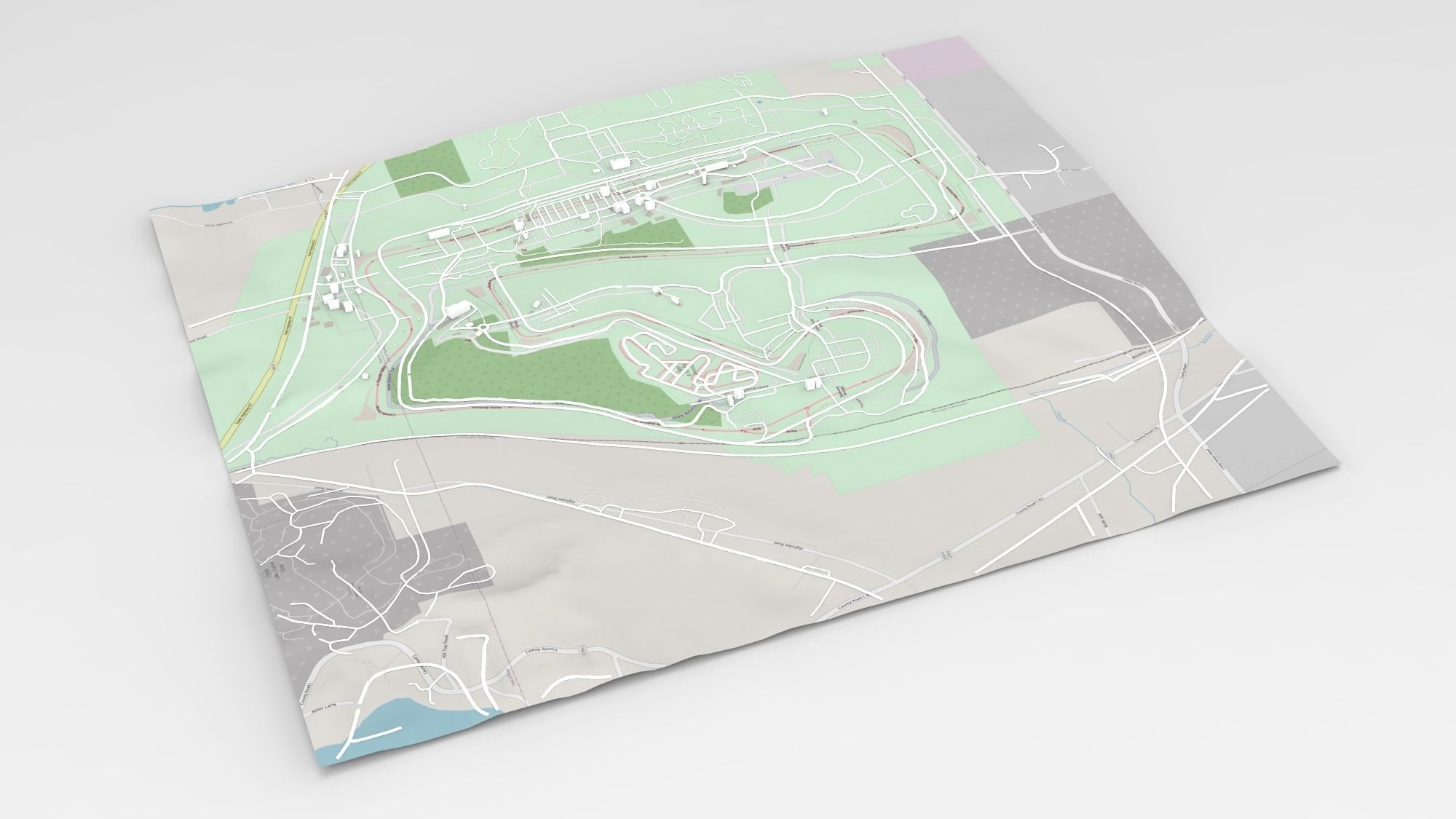 Road America 3D model_4