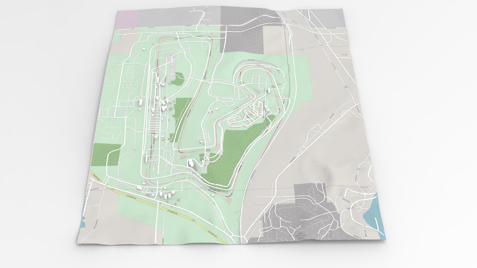 Road America 3D model_8