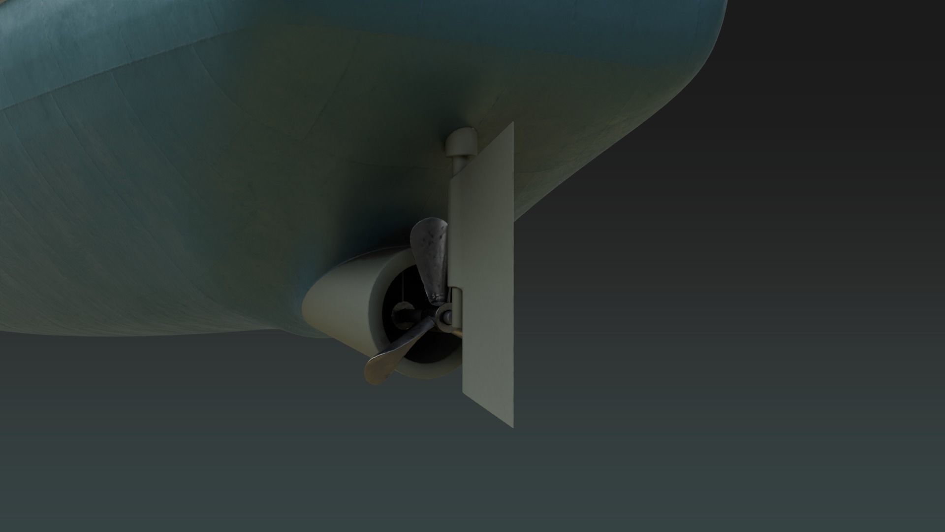 Historical Fleet Oilers and Replenishment Ship Low-poly 3D model_8